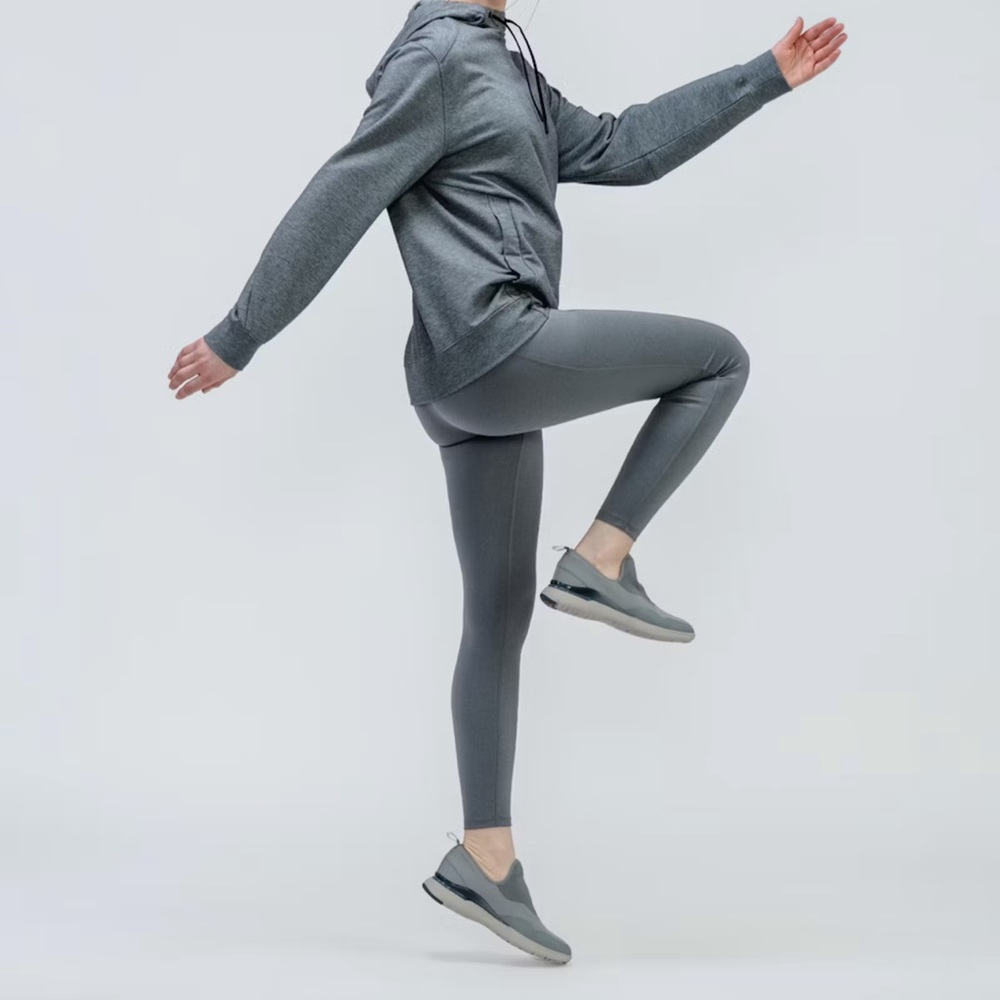 NWT Ministry of Supply Women's Joule Active Legging - Charcoal Heather (Medium)
